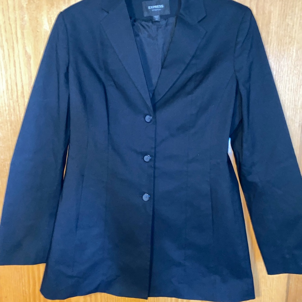 Express Black Blazer Tailored Suit Jacket